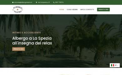 albergoteatro.it screenshot