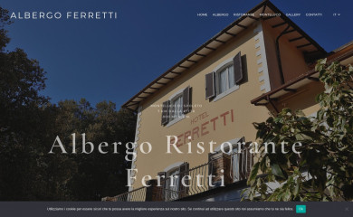 albergoferretti.com screenshot
