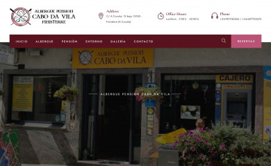 alberguecabodavila.com screenshot