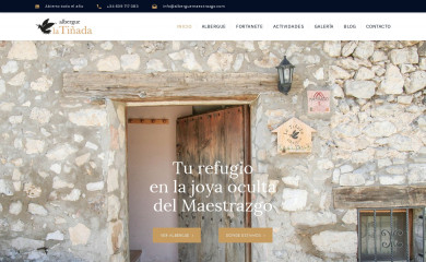 alberguemaestrazgo.com screenshot