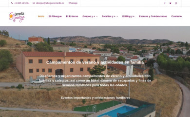 albergueserranilla.com screenshot