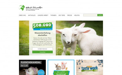albert-schweitzer-stiftung.de screenshot