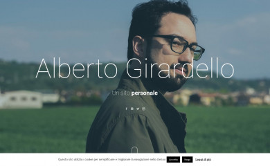 albertogirardello.it screenshot