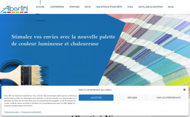 albertini-peintures.fr screenshot