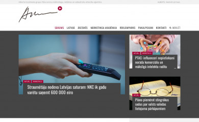 alberts.lv screenshot