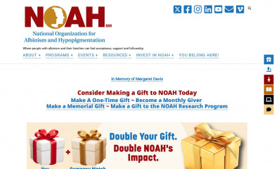 albinism.org screenshot