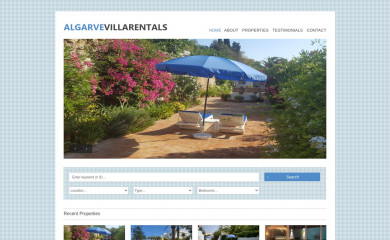 algarvevillarentals.biz screenshot