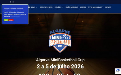 algarveminibasketcup.com screenshot
