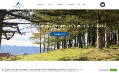 aldanacapital.es screenshot