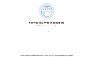 aldineeducationfoundation.org screenshot