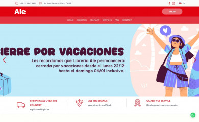 ale.com.ar screenshot