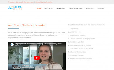 aleacare.nl screenshot
