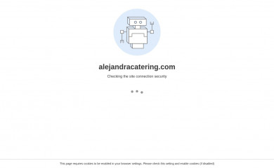 alejandracatering.com screenshot