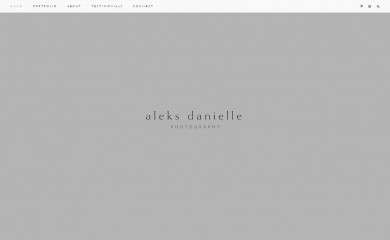 aleksdanielle.com screenshot