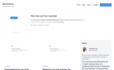 alertandtrace.com screenshot