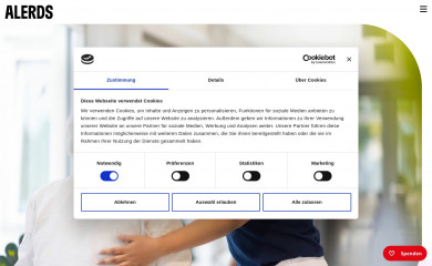 alerds-stiftung.de screenshot
