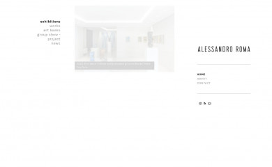 alessandroromartist.com screenshot