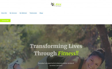 alexthetrainer.com screenshot