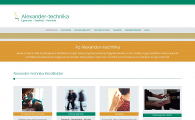 alexandertechnika.hu screenshot