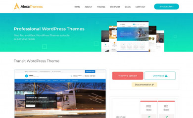 https://alexathemes.net/themes/free-transport-wordpress-theme/ screenshot