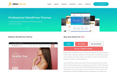 https://alexathemes.net/themes/salon-wordpress-theme/ screenshot
