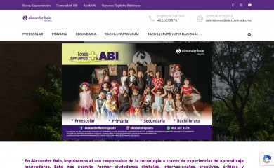 alexbain.edu.mx screenshot
