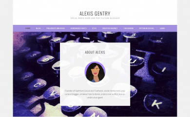 alexisgentry.net screenshot
