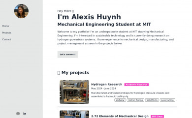 alexishuynh.com screenshot
