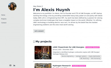 alexishuynh.com screenshot