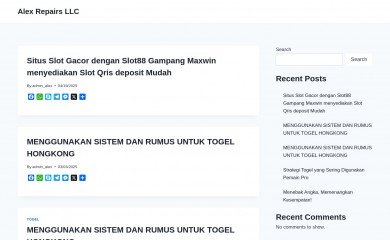 alexrepairsllc.com screenshot