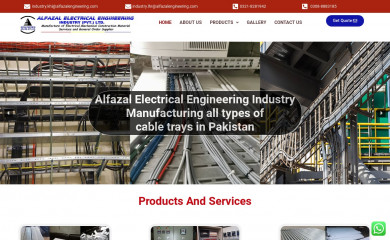 alfazalindustry.com screenshot