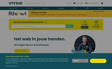 alfahost.nl screenshot