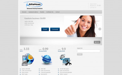 alfahost.ro screenshot