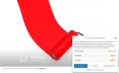 alfanova.dk screenshot