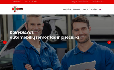 alfaservisas.lt screenshot