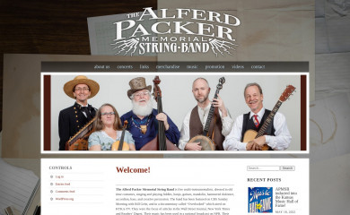 alferdpackerband.com screenshot
