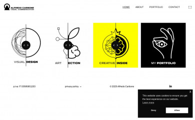 alfredocarbone.com screenshot