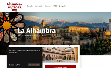 alhambra-entradas.org screenshot