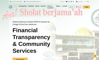 alhasanah.org screenshot