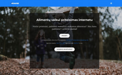 alimentaivaikui.lt screenshot