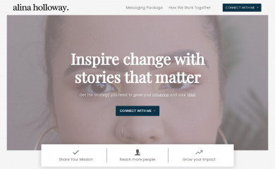 alinaholloway.com screenshot