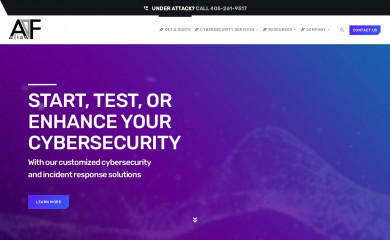 aliascybersecurity.com screenshot
