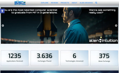 alienintuition.com screenshot