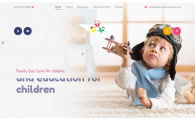 aliffamilydaycare.com.au screenshot
