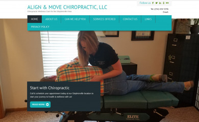 alignandmovechiropractic.com screenshot