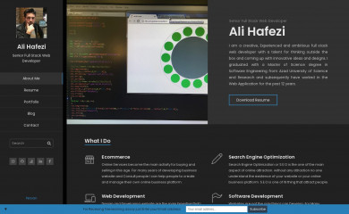 alihafezi.com screenshot