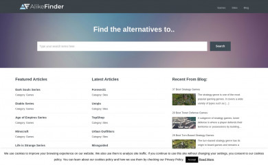 alikefinder.com screenshot