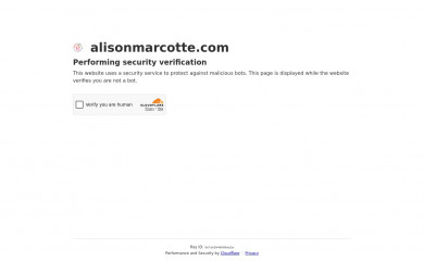 alisonmarcotte.com screenshot