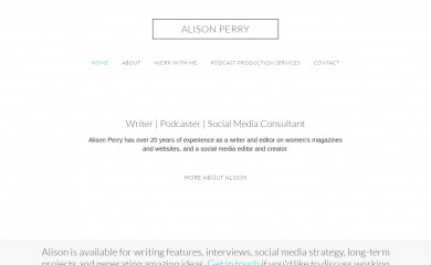alisonperry.co.uk screenshot
