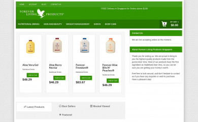 aloeverasg.com screenshot